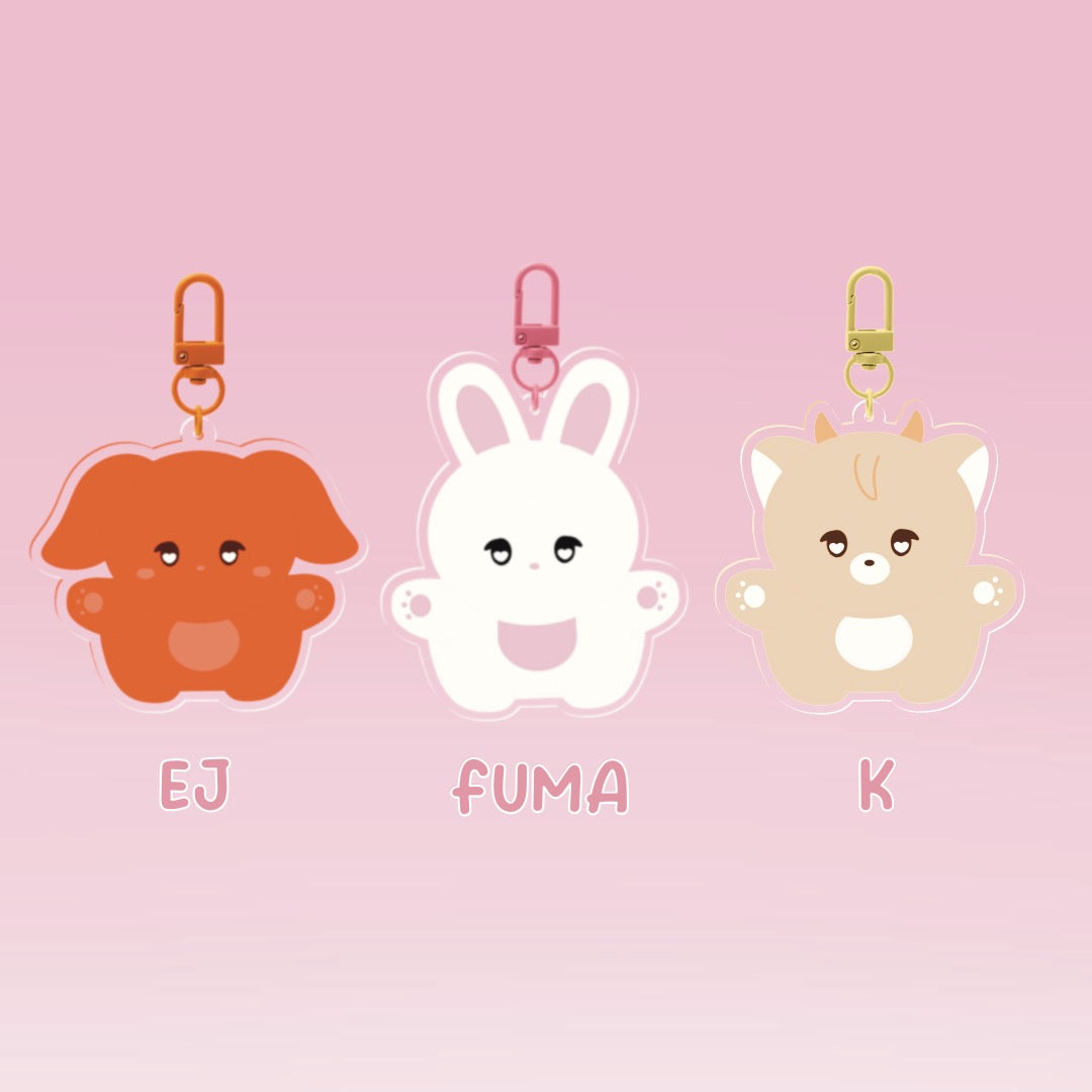 [PREORDER] and_love acrylic keychain