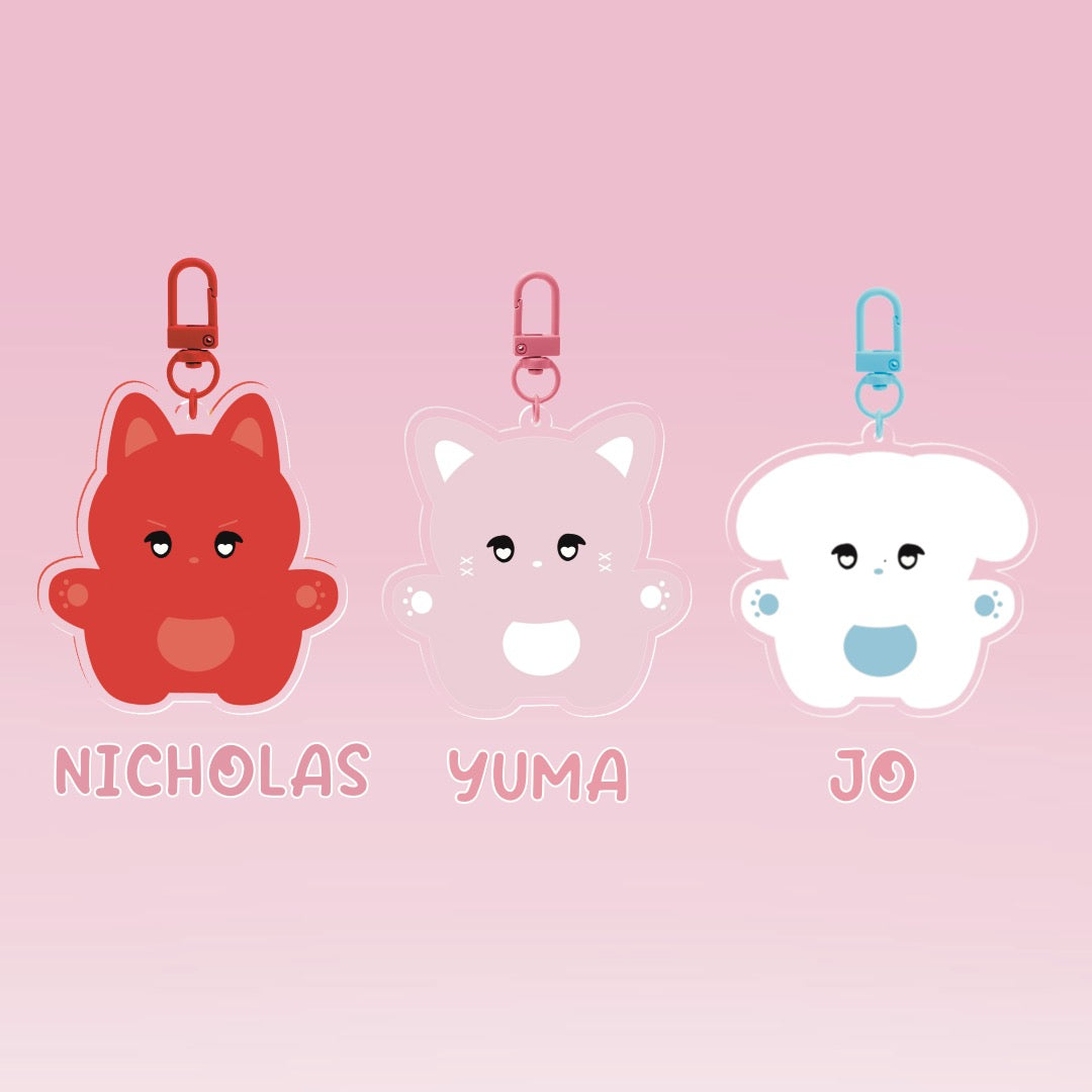 [PREORDER] and_love acrylic keychain