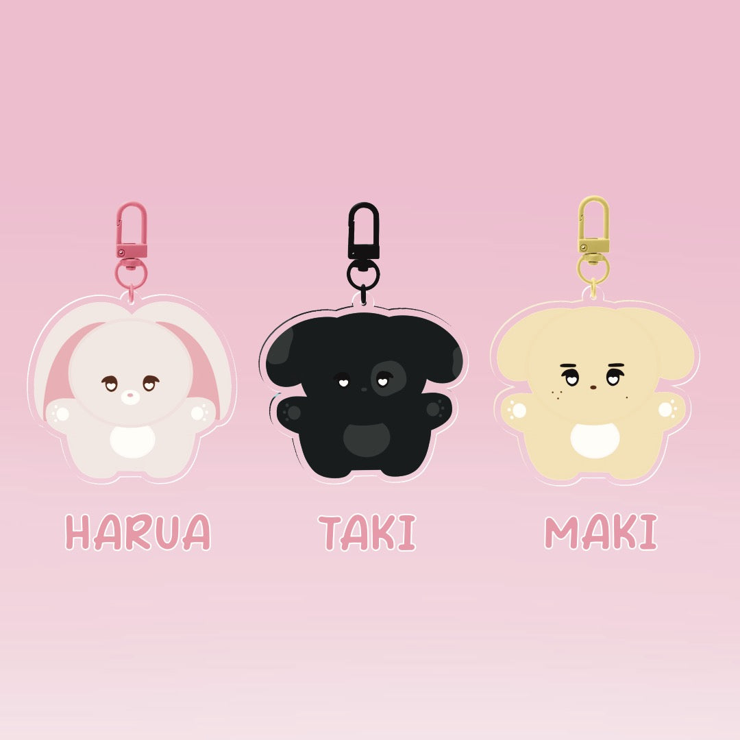 [PREORDER] and_love acrylic keychain